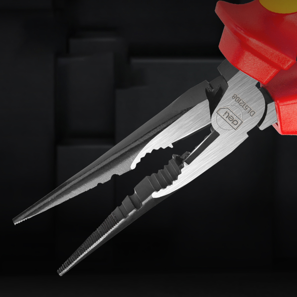 Изображение товара Длинногубцы Deli EDL512108 (красный/желтый)