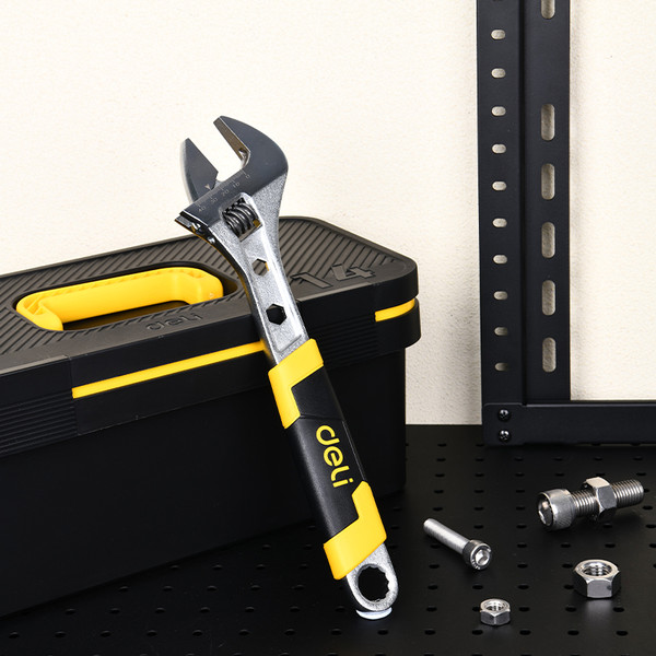 Изображение товара Гаечный ключ Deli EDL30112 (черный/желтый)