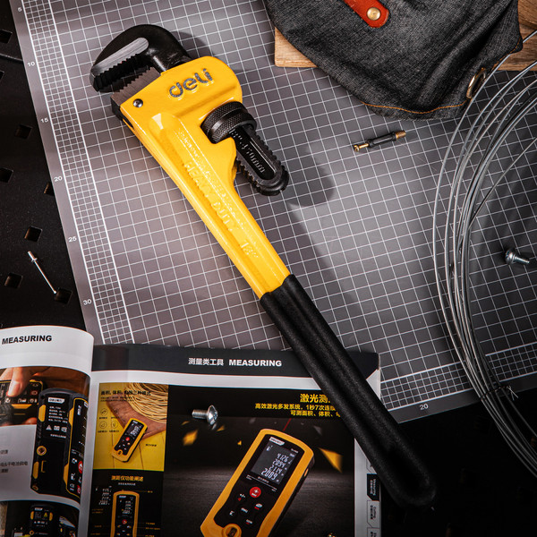 Изображение товара Гаечный ключ Deli EDL2518 (желтый/черный)