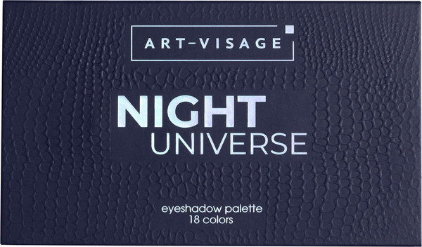 Изображение товара Палетка теней для век Art-Visage Night Universe (18 тонов)