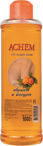 Изображение товара Пена для ванны Achem Абрикос и йогурт (1л)