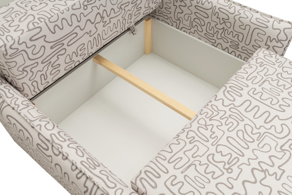 Изображение товара Кресло-кровать KRONES Клио мод.1 НПБ (велюр/рисунок/молочно-кофейный)