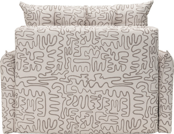 Изображение товара Кресло-кровать KRONES Клио мод.1 НПБ (велюр/рисунок/молочно-кофейный)