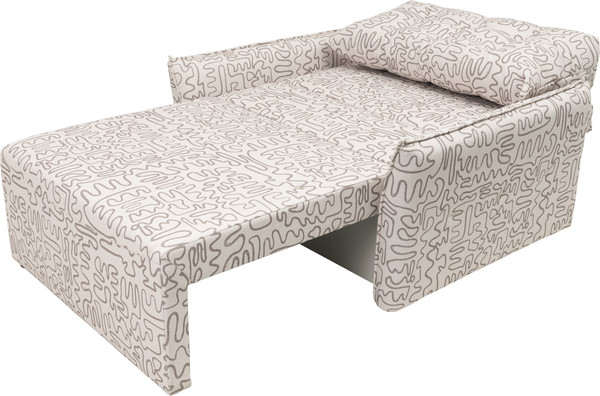 Изображение товара Кресло-кровать KRONES Клио мод.1 НПБ (велюр/рисунок/молочно-кофейный)