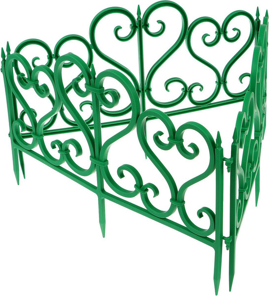 Изображение товара Изгородь декоративная Мастер Сад 32x300см 6 секций / 2152308 (зеленый)