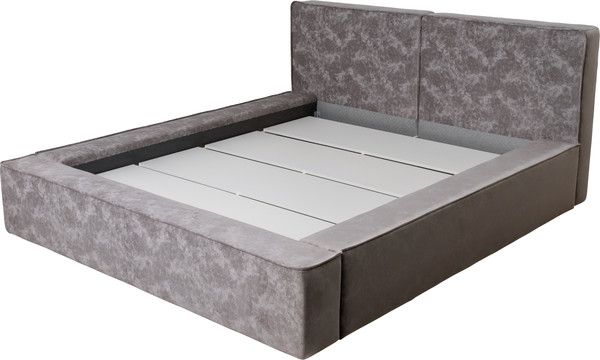 Изображение товара Каркас кровати KRONES Афина мод.3-М.И (велюр кофейно-серый)