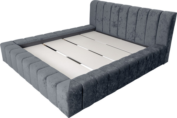 Изображение товара Каркас кровати KRONES Афина мод.4 (велюр антрацит)