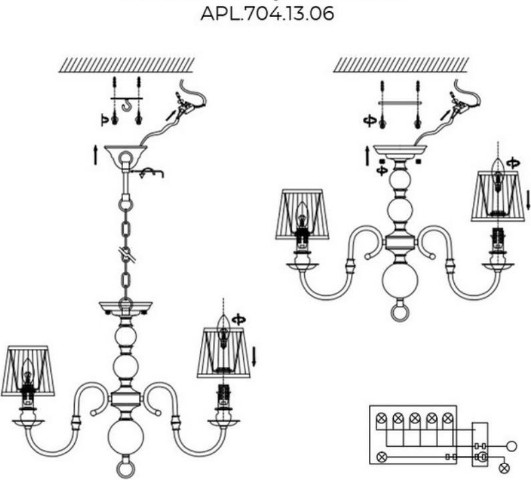 Изображение товара Люстра Aployt APL.704.13.06