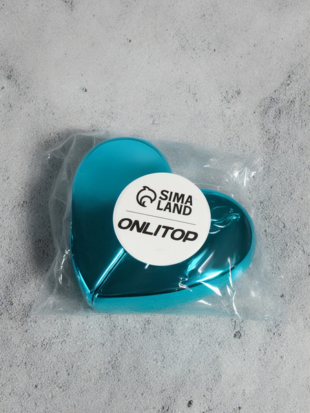 Изображение товара Атомайзер для парфюма Onlytop Сердце / 10680786 (голубой)