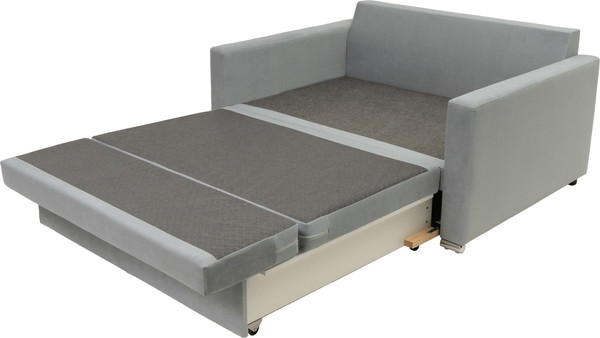 Изображение товара Диван KRONES Афродита 195x120 (велюр/жаккард серый/рисунок молочно-серый)