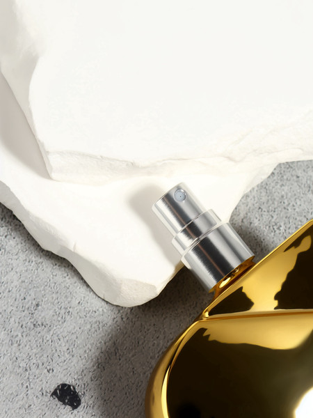 Изображение товара Атомайзер для парфюма Onlytop Сердце / 10680788 (золотистый)