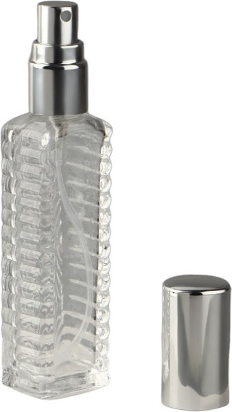 Изображение товара Атомайзер для парфюма Onlytop Прозрачный узор / 10499814 (серебристый)