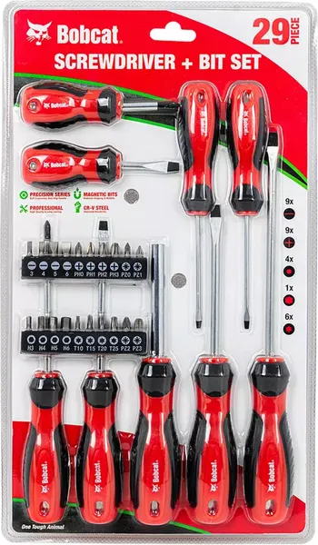 Изображение товара Набор отверток Bobcat В блистере (56932), (29пр)