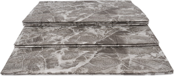 Изображение товара Панель ПВХ Самоклейкин Самоклеящаяся Мрамор черный 3D-FW-101 (70x600)