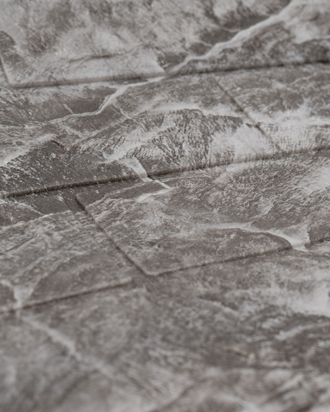 Изображение товара Панель ПВХ Самоклейкин Самоклеящаяся Мрамор черный 3D-FW-101 (70x600)