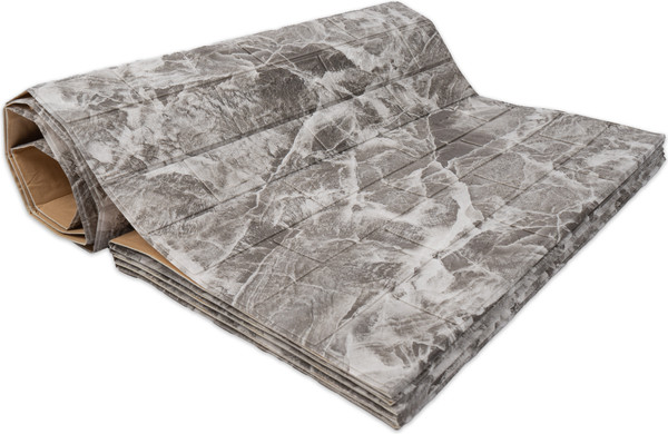 Изображение товара Панель ПВХ Самоклейкин Самоклеящаяся Мрамор черный 3D-FW-101 (70x600)