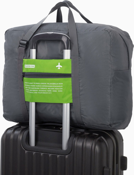 Изображение товара Сумка дорожная Sima-Land 3715087 (серый/зеленый)