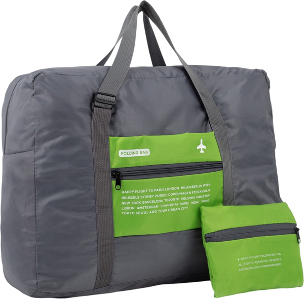 Изображение товара Сумка дорожная Sima-Land 3715087 (серый/зеленый)