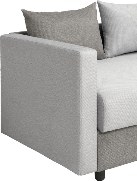 Изображение товара Тахта KRONES Эллада (велюр светло-серый/кофейно-серый)