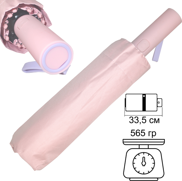 Изображение товара Зонт складной Ame Yoke ОК55-12DR (розовый)