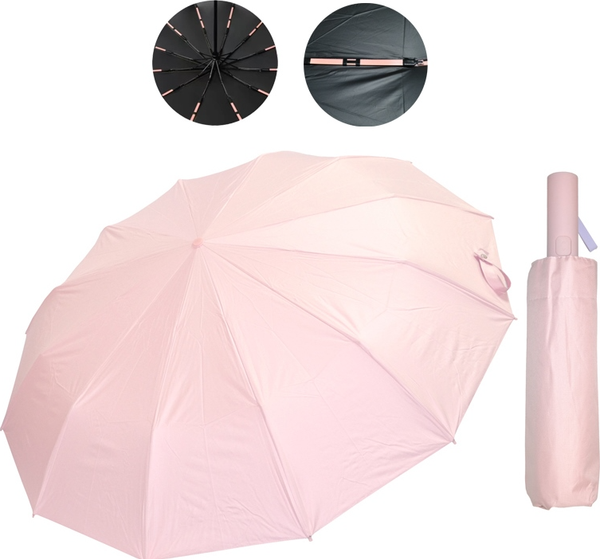 Изображение товара Зонт складной Ame Yoke ОК55-12DR (розовый)