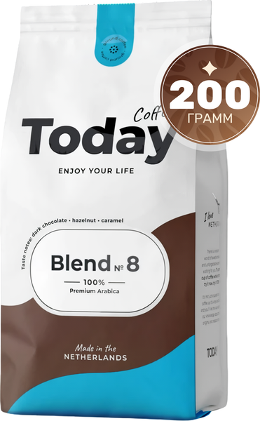 Изображение товара Кофе молотый Today Blend №8 (200г)