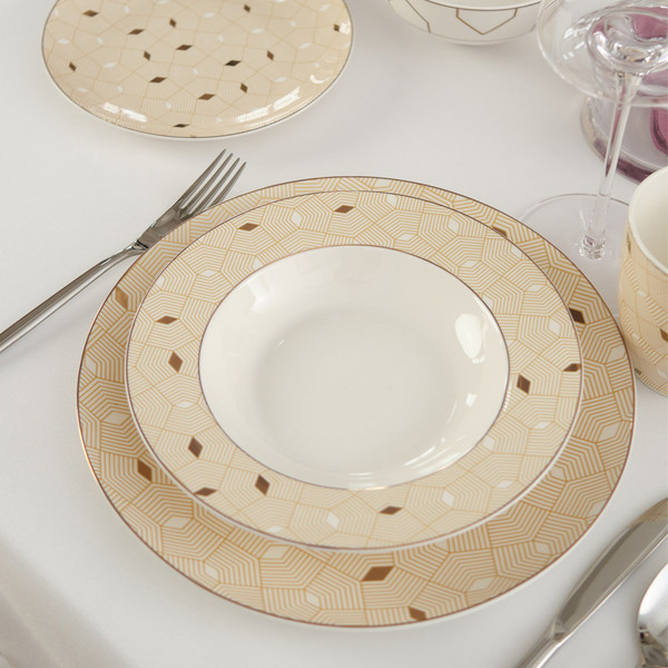 Изображение товара Суповая тарелка Nadoba Mari Gold 901311