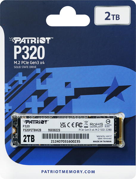 Изображение товара SSD диск Patriot P320 2TB (P320P2TBM28)
