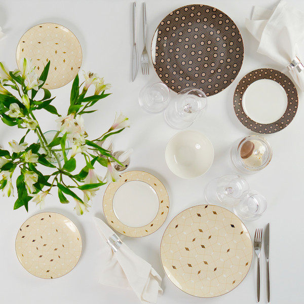 Изображение товара Тарелка столовая обеденная Nadoba Mari Gold 901315