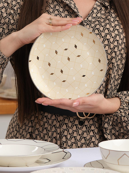 Изображение товара Тарелка закусочная (десертная) Nadoba Mari Gold 901316