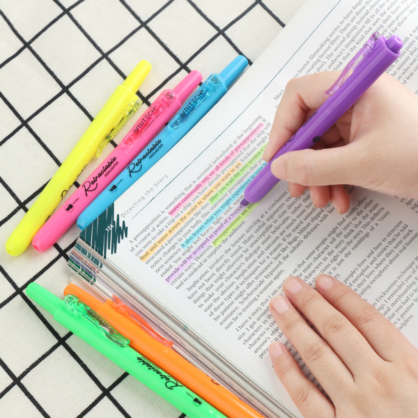 Изображение товара Текстовыделитель Writech Retractable / W-805S/12-4 (зеленый)