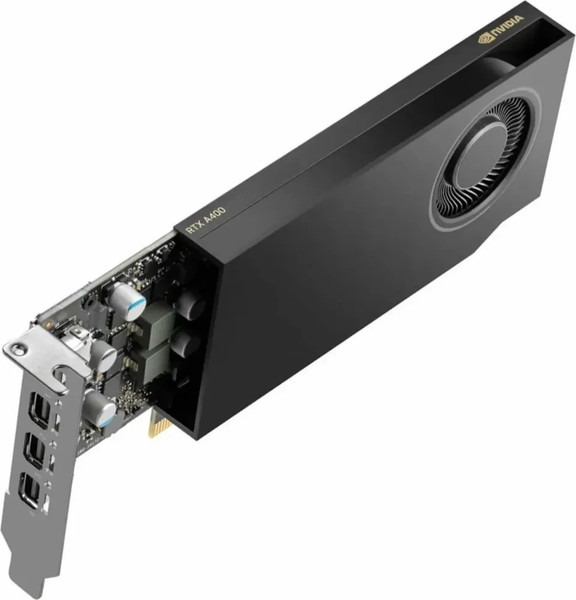 Изображение товара Видеокарта Nvidia RTX A400 4GB GDDR6 Box (900-5G172-2560-000)