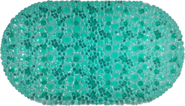 Изображение товара Коврик на присосках Varmax Линза 55101 (67x38, бирюзовый)