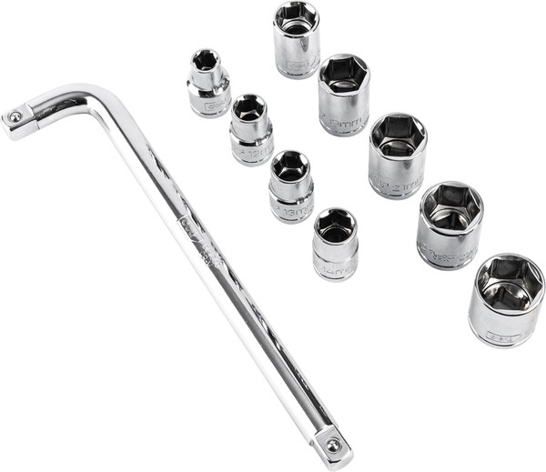 Изображение товара Набор головок слесарных Deli EDL2010T (10шт)