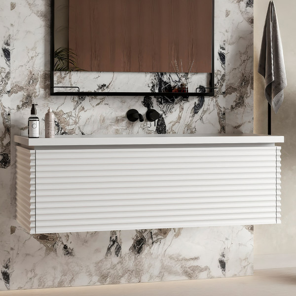 Изображение товара Тумба под умывальник Belux Челси НП 100-01 (18, белый матовый)