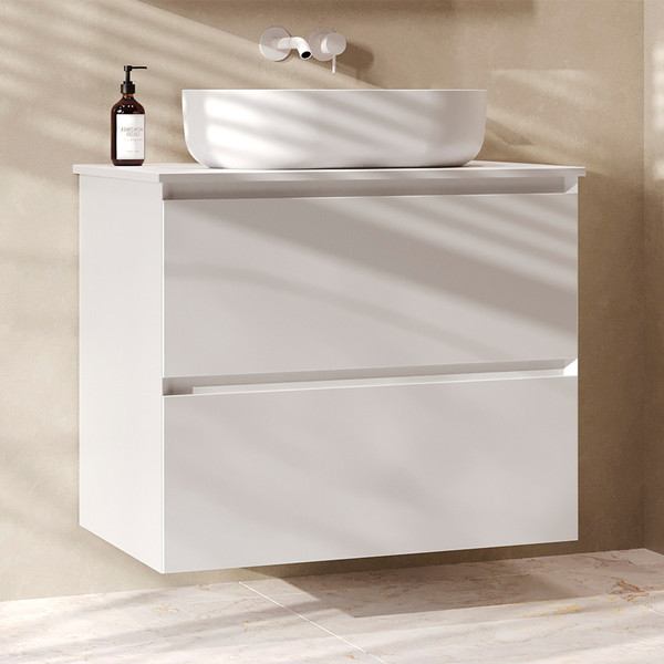 Изображение товара Тумба под умывальник Belux Luna НП 80-02 (18, белый матовый)