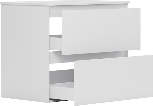 Изображение товара Тумба под умывальник Belux Luna НП 80-02 (18, белый матовый)