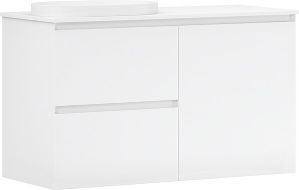 Изображение товара Тумба под умывальник Belux Luna НП 120-03 К (18, белый матовый)