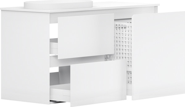 Изображение товара Тумба под умывальник Belux Luna НП 120-03 К (18, белый матовый)