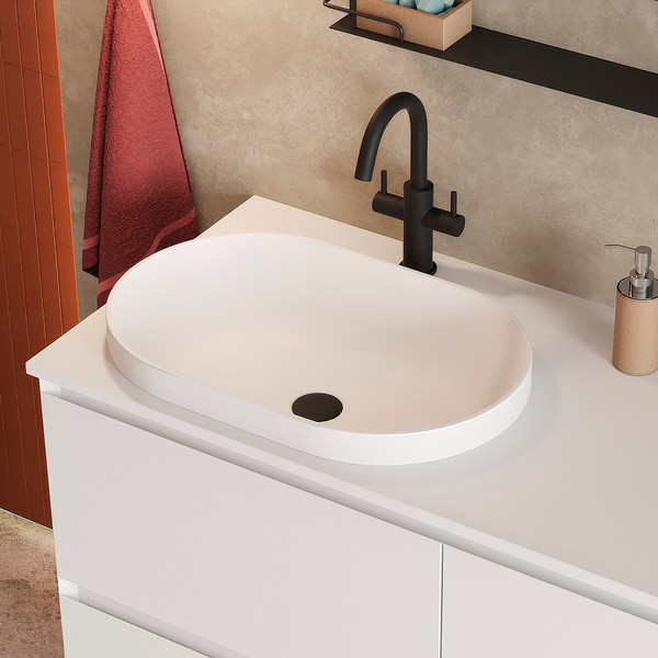 Изображение товара Тумба под умывальник Belux Luna НП 120-03 К (18, белый матовый)