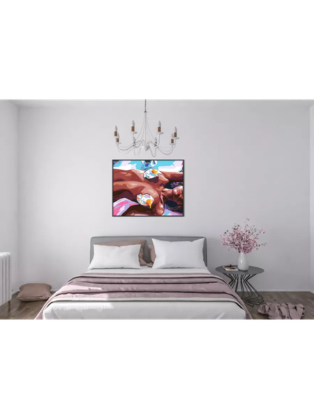 Изображение товара Картина по номерам PaintLine Девушка на завтрак / PL-00205