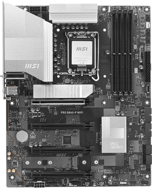 Изображение товара Материнская плата MSI Pro B860-P WiFi