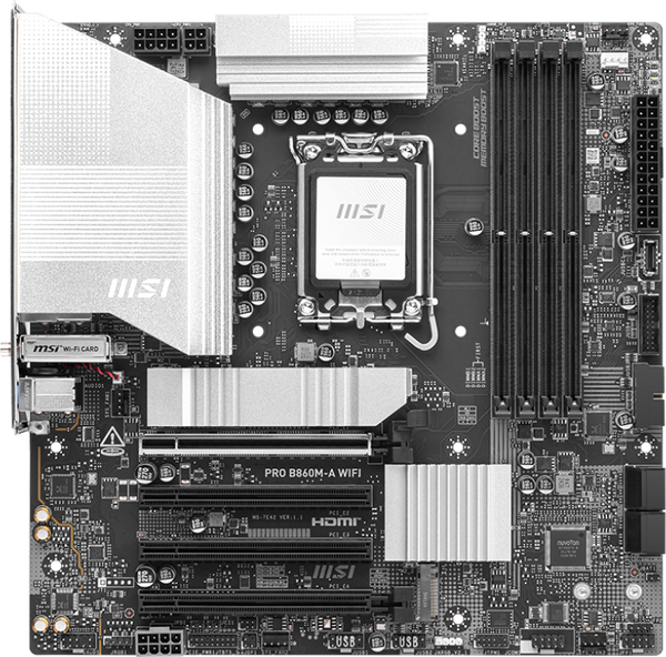 Изображение товара Материнская плата MSI Pro B860M-A WiFi