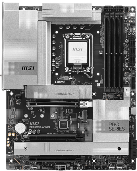 Изображение товара Материнская плата MSI Pro Z890-A WiFi