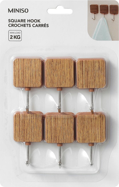 Изображение товара Набор крючков Miniso 1682 (6шт)