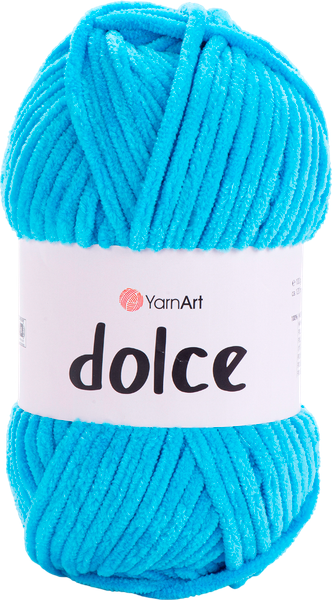 Изображение товара Пряжа для вязания Yarnart Dolce 100% микрополиэстер / 758 (120м, голубой)