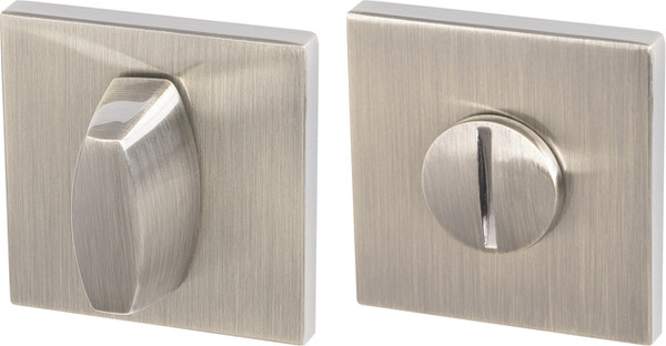 Изображение товара Ручка дверная Armadillo Поворотная BK6.K.USS52 WC-Bolt BK6 USS SN-3 (матовый никель)