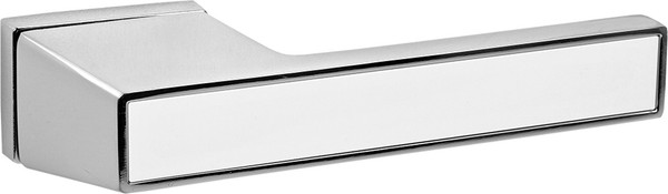 Изображение товара Ручка дверная Fuaro LM/Z K.QS52.TITAN CP/WH-19 (хром/белый)
