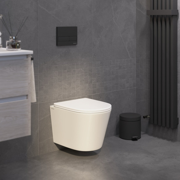 Изображение товара Унитаз подвесной Berges VITA c сиденьем Slim SO (микролифт)
