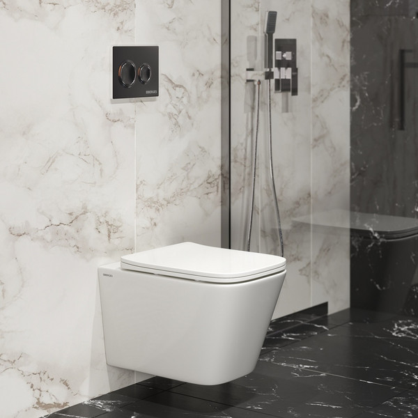 Изображение товара Унитаз подвесной Berges FLOE S c сиденьем Slim SO (микролифт)